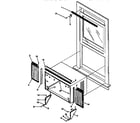 Kenmore 2538791833 window mounting kit diagram