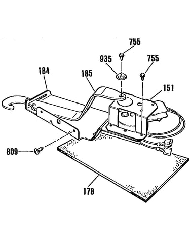 Door lock section
