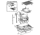 Kenmore 3639771715 shelf parts diagram