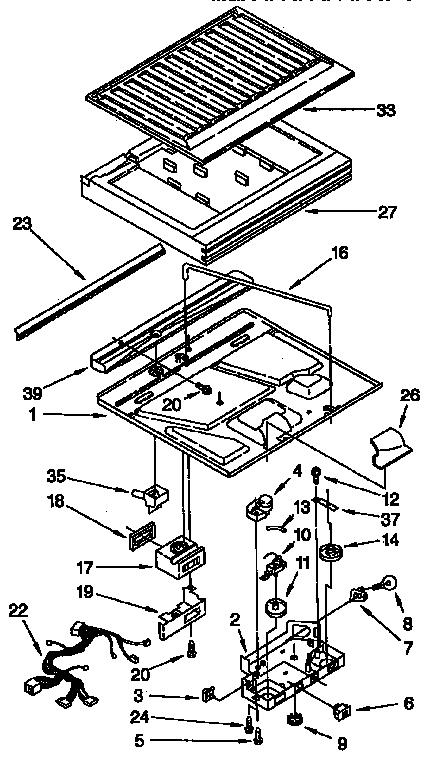 COMPARMENT SEPARATOR/DIVIDER BLOCK