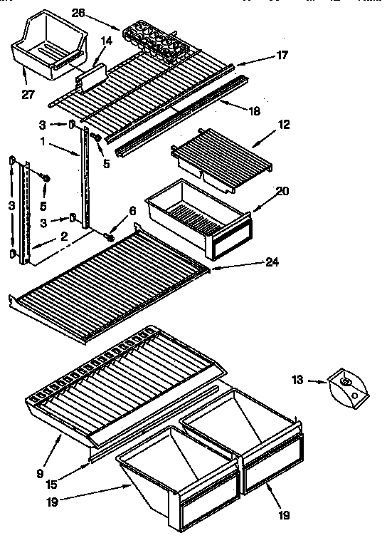 SHELF PARTS