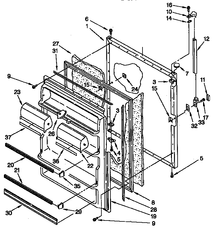 REFRIGERATOR DOOR PARTS