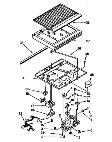 Comparment separator/divider block