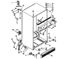 Kenmore 1069638211 cabinet parts diagram