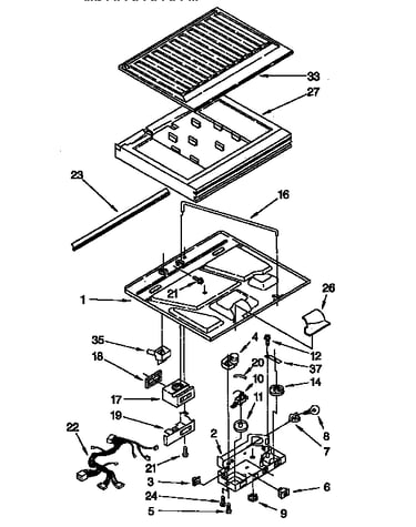 Compartment separator parts