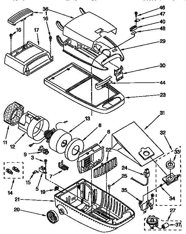 VACUUM CLEANER PARTS