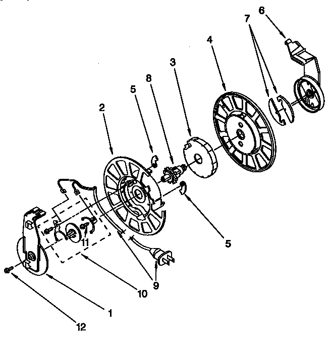 POWER CORD REEL PARTS