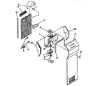 Kenmore 1069542850 air flow parts diagram