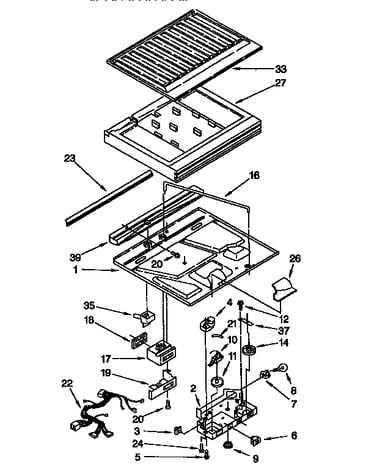 Compartment separator parts