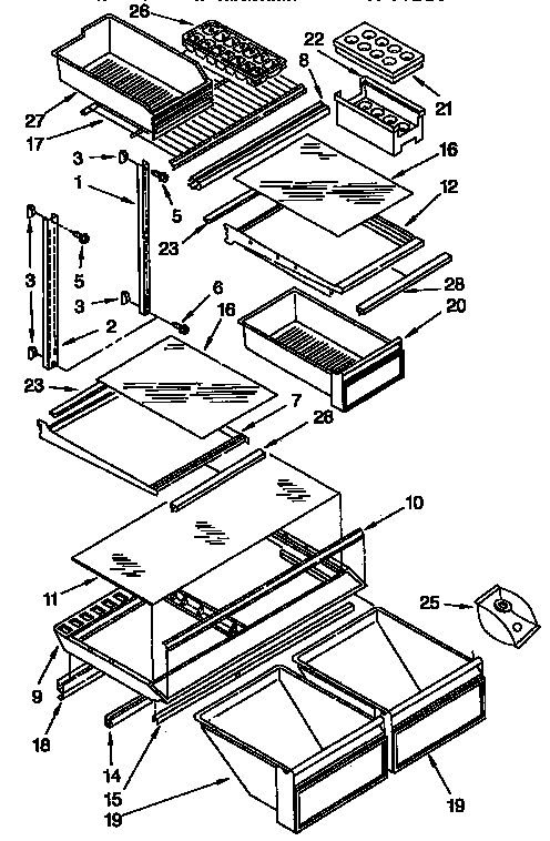 Shelf parts
