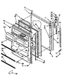 Refrigerator door parts