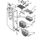 Kenmore 1069547680 freezer liner parts diagram
