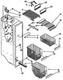 Freezer liner parts
