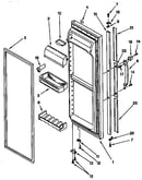 Refrigerator door parts