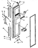 Freezer door parts