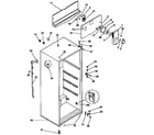 Kenmore 2539639001 cabinet parts diagram