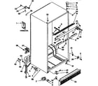 Kenmore 1069738381 cabinet parts diagram