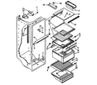 Kenmore 1069532481 refrigerator liner parts diagram