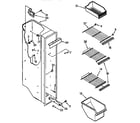 Kenmore 1069532481 freezer liner parts diagram