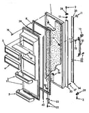 Refrigerator door parts