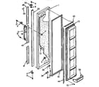 Kenmore 1069532481 freezer door parts diagram
