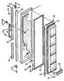 Freezer door parts