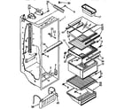 Kenmore 1069532511 refrigerator liner parts diagram