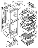 Refrigerator liner parts