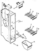 Freezer liner parts