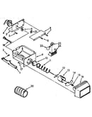 Motor and ice container parts