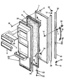 Refrigerator door parts