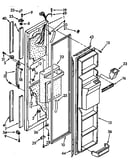 Freezer door parts