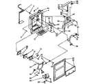 Kenmore 1069532581 dispenser front parts diagram