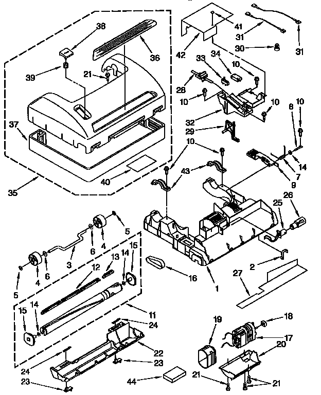 NOZZLE AND MOTOR PARTS