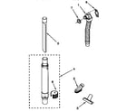 Kenmore 1163561290 hose and attachment parts diagram