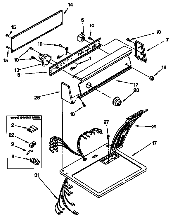 TOP AND CONSOLE PARTS