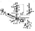 Kenmore 3631554193 motor pump mechanism diagram