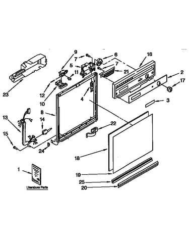 Frame and console parts