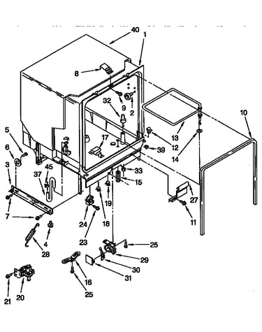 Tub assembly parts