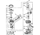 Kenmore 6651765991 pump and motor parts diagram