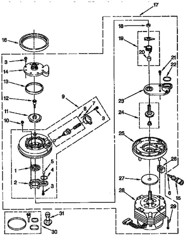 Pump and motor parts
