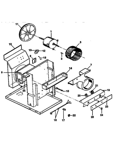 Electrical system and air handling parts