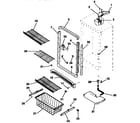Kenmore 2539239784 cabinet parts diagram