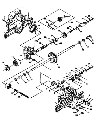 Hydro gear transaxle