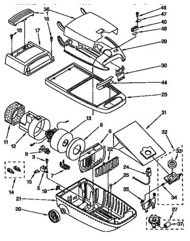 Vacuum cleaner parts