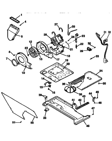 Dryer, motor, blower, belt