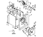 Kenmore 11096551200 cabinet parts diagram