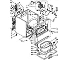 Kenmore 11096560100 cabinet parts diagram