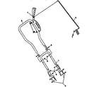 Craftsman 536797590 handle assembly diagram