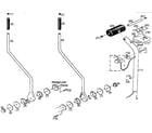 DP R8308SR pole and console assembly diagram